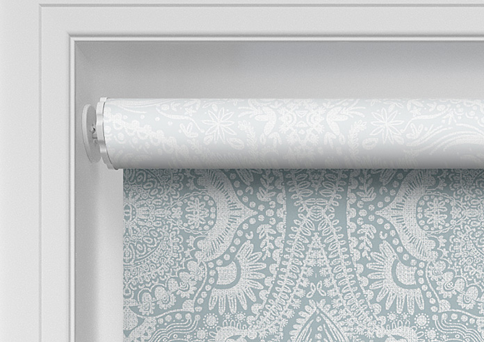 Tribe Mandala, Mineral Blue - Twist&Fit Roller Blind - Image 10